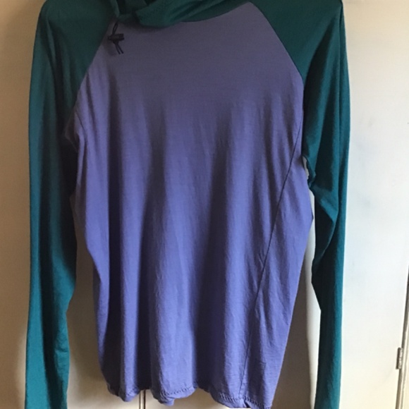 Mens Merino Wool Melanzana hoodie Medium - Picture 5 of 7